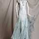 DAME HELENA MORRISSEY'S WHITE AND GREY SILK ORGANZA AND LAYERED CHIFFON GOWN - photo 1
