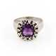 Amethyst-Ring Mit Diamantbesatz - фото 1