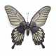 A SOFT-METAL-INLAID ARTICULATED SCULPTURE OF A BUTTERFLY - photo 1
