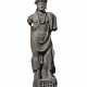 A LARGE AND IMPORTANT GRAY SCHIST FIGURE OF A BODHISATTVA - Foto 1