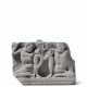 A RARE GRAY SCHIST RELIEF DEPICTING ATLANTYD FIGURES - фото 1