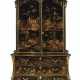 A DUTCH BLACK AND GILT-JAPANNED AND PARCEL-GILT CABINET-ON-CHEST - photo 1