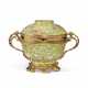 A LOUIS XV ORMOLU-MOUNTED CHINESE PAINTED ENAMEL POTPOURRI BOWL AND COVER - photo 1