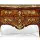 Latz, Jean-Pierre. A LOUIS XV ORMOLU-MOUNTED BOIS SATINE, KINGWOOD, AMARANTH AND MARQUETRY COMMODE - фото 1