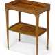 Lacroix, R.. A LOUIS XVI BRASS-MOUNTED KINGWOOD, BOIS SATINE AND PARQUETRY ETAGERE - Foto 1