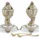 Odiot, Jean-Baptiste-Claude (1. A PAIR OF FRENCH PARCEL-GILT SILVER FIGURAL MUSTARD POTS AND LINERS - фото 1