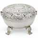 A FRENCH SILVER-PLATED BRAZIER - Foto 1