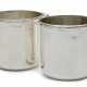 A PAIR OF SILVER-PLATED WINE-GLASS COOLERS - фото 1