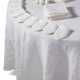 A GROUP OF BRAZILIAN WHITE ON CREAM EMBROIDERED LINEN TABLEWARES - Foto 1
