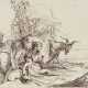Giovanni Battista Tiepolo. Ninfa con piccolo satiro e due capre - photo 1