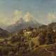 Julius Lange. Blick auf Berchtesgaden und den Watzmann - фото 1