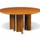 AN ITALIAN BEECH, PLYWOOD AND MAPLE VENEER DINING-TABLE - Foto 1
