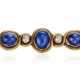 Faberge. FABERGÉ SAPPHIRE AND DIAMOND BROOCH WITH AGL REPORT - photo 1