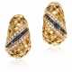 Tiffany & Co.. TIFFANY & CO. SAPPHIRE, DIAMOND AND GOLD EARRINGS - photo 1