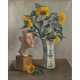 COUBINE, OTHON (auch Otakar Kubin; 1883-1967), "Stillleben mit Büste und Sonnenblumen in Vase", - Foto 1