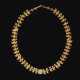 A ROMAN GOLD AND GLASS NECKLACE - фото 1