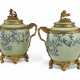 A PAIR OF LOUIS XV ORMOLU-MOUNTED CHINESE CELADON VASES WITH... - фото 1