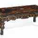 A CHINESE BLACK, POLYCHROME AND GILT-LACQUER LOW TABLE - фото 1