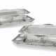 Cardeilhac. A PAIR OF FRENCH SILVER SAUCE BOATS ON STANDS - фото 1