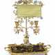 A LOUIS XV ORMOLU-MOUNTED MEISSEN, FRENCH PORCELAIN AND LACQUER ENCRIER - Foto 1