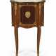 Topino, Charles. A LOUIS XVI ORMOLU-MOUNTED BOIS SATINE, TULIPWOOD AND AMARANTH OCCASIONAL TABLE - Foto 1