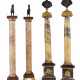 TWO PAIRS OF ORMOLU AND PATINATED BRONZE-MOUNTED MARBLE COLUMNS - photo 1