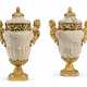 A PAIR OF NORTH EUROPEAN ORMOLU-MOUNTED MARBLE POTPOURRI JARS AND COVERS - фото 1