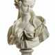 A FRENCH WHITE MARBLE BUST OF SUMMER - photo 1