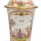 Meissen Porcelain Factory. A MEISSEN PORCELAIN CHINOISERIE BEAKER AND COVER - фото 1