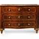 A NORTH ITALIAN TULIPWOOD AND FRUITWOOD BANDED KINGWOOD SERPENTINE COMMODE - photo 1