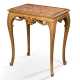 A REGENCE-STYLE GILTWOOD SIDE TABLE - photo 1
