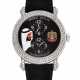 Franck Muller. FRANCK MULLER, 18K AND DIAMOND DUAL-TIME WITH PORTRAIT OF SHEIKH ZAYED BIN SULTAN AL NAHYAN AND UAE COAT OF ARMS, REF. 7000 MB D - фото 1