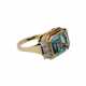 Ring mit Aquamarin im achteckigen Treppenschliff ca. 4 ct - photo 1