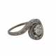 Ring mit Altschliffdiamant ca 0,65 ct, - Foto 1