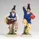  Paar Porzellanfiguren 'Tanzende Narren' - фото 1