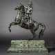 Monumentale Bronzefigur von Kaiser Napoleon I. auf steigendem Pferd - Foto 1