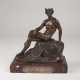  Bronze-Skulptur 'Sitzender Hermes' - Foto 1