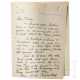 Leni Riefenstahl - Eigenhändiger Brief an Hitler, wohl Oktober 1939 - фото 1