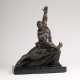 Wu Yao tätig um 2000. Bronze-Skulptur 'Kung Fu Kämpfer' - Foto 1