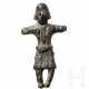 Seltene Bronzefigur eines sassanidischen Würdenträgers, Persien, 5. - 7. Jahrhundert - фото 1