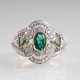  Smaragd-Brillant-Ring - Foto 1