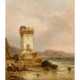 STANFIELD, WILLIAM CLARKSON (1793-1867), "Brittische Küste mit Ford und Wehrturm", - Foto 1