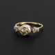Antiker Ring mit Altschliff-Diamanten - Foto 1