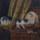 Maler des 19./20. Jahrhundert ''Spielende Katzen'' - photo 1