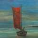 Malerin des 20. Jahrhundert ''Segelschiff'' - Foto 1