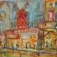 Maler des 20. Jahrhundert ''Moulin Rouge in Paris'' - Foto 1