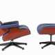 Eames, Charles & Ray US-amerikanisches Designer- und Architektenehepaar. Lounge Chair ''670'' mit Ottomane ''671'' - photo 1