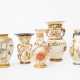 KonvoluTiefe: 5 Vasen im Satsuma-Stil. JAPAN, 20. Jahrhundert - Foto 1