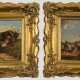 Genremaler um 1840: Zwei Gemälde mit Hirtenknaben - Foto 1