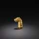 A RARE AND IMPORTANT GOLD 'FELINE-HEAD' FINIAL - Foto 1